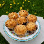 Blueberry Raspberry Streusel Muffins