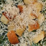 Kale Caesar With Sour Dough Croutons
