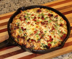 Potato Bacon Veggie Frittata